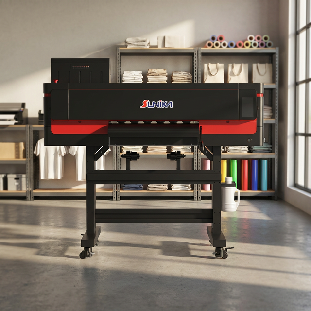 60cm Impresora Dtf Printer 24inch Dual I3200 Print Head Transfer Film Tshirt Printer T-shirt Printing Machine
