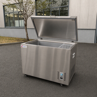 Congelador Horizontal Comercial de Enfriamiento Directo con Capacidad Personalizada, Refrigerador para Restaurantes