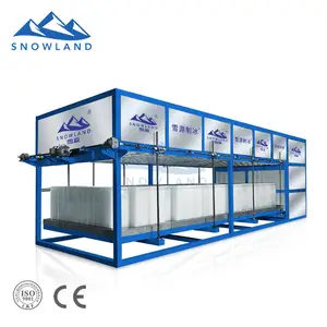 commercial ice maker for fishing boat with 20 ton capacity block ice