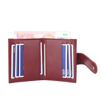 Boisee Dompet Pendek Kulit Pu Wanita, Dompet Kartu Kredit Pendek Mewah Model Korea