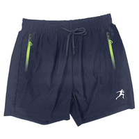 Shorts de sport actifs pour hommes avec logo personnalisé en gros, 80 % nylon 20 % élasthanne, séchage rapide, pour la course, la gym et le fitness, OEM ODM