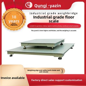 Báscula Ganadera Antideslizante Yajin |   Báscula Electrónica para Pesar Cerdos/Vacas/Ovejas |   Capacidad de 1 Tonelada/3t |   Garantía de 3 meses | - Product Image 3