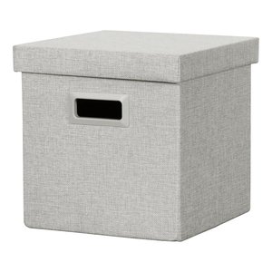 Scatola salvaspazio pieghevole (30x30x29cm) Grigio chiaro SNH 013 - Product Image 1