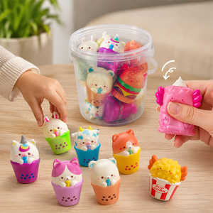 Premium Cute Milk Tea Cup Squishy Toys Gentle Recovery Memory Foam Anxiety Relief Desk Gifts For Boys Girls Wholesale - Product Image 5