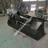 Bucket Excavator Hidrolik Tilt 45 Derajat dengan Side Swing untuk Penggalian dan Perataan Parit