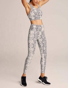 Hot Sale <strong>Snake</strong> Skin Nylon Digital <strong>Print</strong> High Waist <strong>Leggings</strong> Yoga Bra Exercise Sportswear <strong>Leggings</strong> - Product Image 2