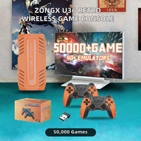 Nouvelle Console de Jeu Rétro U36 pour Téléviseur Domestique 2026, HD, Sans Fil 2.4G, Batterie Rechargeable 128 Go, Extension Carte TF 128 Go, 40 000-50 000 Jeux