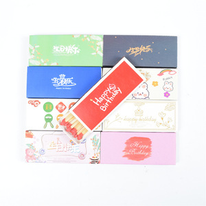 Fiammiferi di Lusso Ecologici e Durevoli in Scatola Personalizzata con Logo Stampato <span class=keywords><strong>a</strong></span> Colori, Ideali per Hotel e Regali di Compleanno - Product Image 5