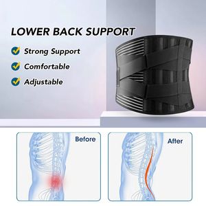 Faja Lumbar Ortopédica Ajustable de Nylon Ligero con 6 Varillas Antideslizantes, Soporte Transpirable para la Cintura, Ideal para Gimnasio, Venta al por Mayor - Product Image 3