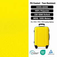 Tissu à pois 300*600 100% polyester pour produits d'extérieur et bagages, tente, auvent, sac à dos, PU, PVC, TPU