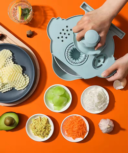 Hot Sale <b>Multifunctional</b> Food Choppers Kitchen Gadgets Onion Slicer Garlic Crusher <b>Vegetable</b> <b>Cutter</b> - Product Image 5