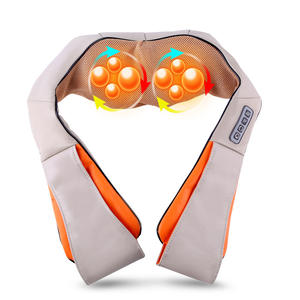 Máquina de masaje, masajeador de cuello y hombros, masajeador Shiatsu con balanceo eléctrico y vibración corporal - Product Image 1