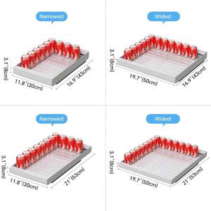 引き出し式キャビネットオーガナイザー 拡張可能な頑丈なスライドアウトキャビネット引き出し キッチンキャビネット整理 - Product Image 3