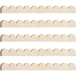 Tailai แม่พิมพ์<span class=keywords><strong>ไม้</strong></span>ตกแต่งขอบขอบประตูรูปหอยเชลล์น่ารัก6ชิ้นสำหรับตกแต่งขอบประตูชั้นวางของ - Product Image 2