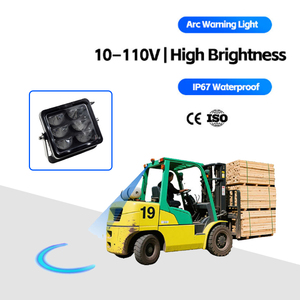 Lampe d'avertissement d'<span class=keywords><strong>arc</strong></span> électrique pour chariot élévateur 10-110V, lumière LED de sécurité à <span class=keywords><strong>arc</strong></span> bleu, haute luminosité, étanche IP67, lumière d'alerte piéton - Product Image 1