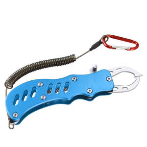 คีมตกปลา K2 ทำจากเหล็กกล้าไร้สนิม 304 ด้ามจับอะลูมิเนียม อุปกรณ์ควบคุมปลาแบบพกพา สีแดง น้ำเงิน ดำ - Product Image 2