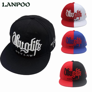 Thời Trang Châu Âu Mỹ Brcolor Phù Hợp Với Chữ Thêu Bóng Chày Nam Nữ Cá Tính Hiphop Đỉnh Phẳng Mái Eaves <span class=keywords><strong>Cap</strong></span> - Product Image 1