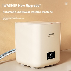 Mini laveuse à eau électrique automatique grande capacité de 7L pour la déshydratation de petits objets pour une utilisation en dortoir-pour chaussettes sous-vêtements - Product Image 3