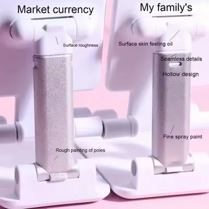 New Mini Bàn Có Thể Gập Lại Nhựa Điện Thoại Di Động Chủ Đứng Xách Tay Cứng Nhựa Sản Xuất Điện Thoại Di Động Chủ Cho Bàn Máy Tính Để Bàn - Product Image 5