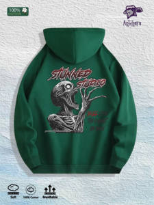 Sudadera con Capucha Gráfica <span class=keywords><strong>Antihero</strong></span> Stunned Studio, 100% Algodón, Almacén de EE. UU., 7 Colores - Product Image 6