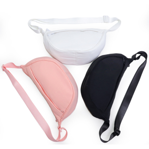 Moon Fanny Pack Custom Waterproof Nylon Unisex Single Shoulder Bag Zip Fashion Travel Crossbody Waist Bag Portable Solid Outdoor - Product Image 1