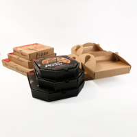 Boîte à pizza personnalisée vente en gros 6 10 12 14 16 pouces boîte de livraison de pizza boîte d'emballage d'approvisionnement d'usine