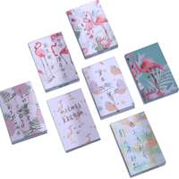 Bloc-notes Flamingo Kawaii Mignon 50 Feuilles/Bloc Papeterie à Feuilles Mobiles pour Bureau ou Étudiant Design Cartoon