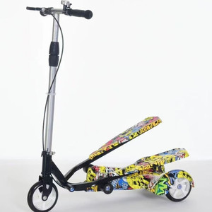 Le scooter de grenouille à pédale à deux ailes pour enfants peut tourner des ciseaux à trois roues pour enfants - Product Image 4