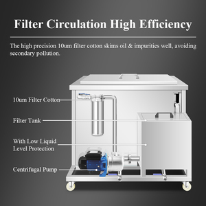 Tullker 38L45L pompe filtre industrie nettoyeur à ultrasons moteur carte PCB pièces de rouille dégraissage ultrasons Machine à laver <span class=keywords><strong>bain</strong></span> - Product Image 3