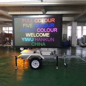 شاشة عرض LED متنقلة تعمل بالطاقة الشمسية للوحات الإعلانية على الطرق بألوان كاملة - Product Image 4