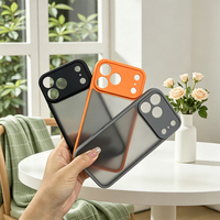 Casing Ponsel Minimalis 2-in-1 Premium Mewah dengan Sentuhan Kulit untuk iPhone 17/16/15/14/13/12 Pro Max, Casing Pelindung Khusus dengan Sentuhan Lembut