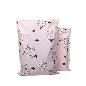 Sacs d'expédition express biodégradables, recyclables et écologiques pour vêtements, avec logo et nom de marque imprimés - Product Image 4