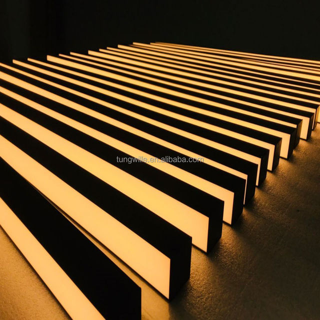 Modern Customized Aluminum Extrusion Profile Ceiling Light LED Linear Light Superb for Home Office Industrial & Commercial Use