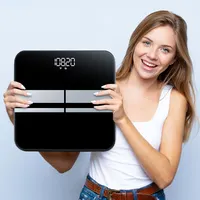 Balança de peso doméstica, logotipo personalizado gratuitamente, utilizadores wifi, balança de peso corporal, balança digital de saúde, indicação de escalas domésticas