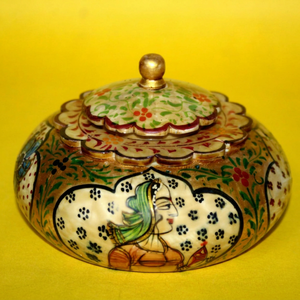 Handmade Camel Bone Tobacco Storage Painted <b>Box</b> Decorative Bone Tobacco Container Rustic <b>Smoking</b> Accessories <b>Box</b> - Product Image 1