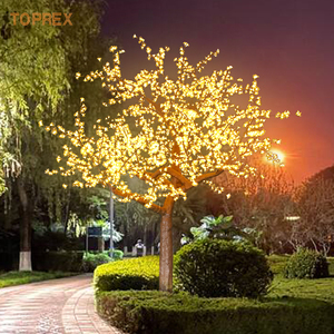 Toprexdecor Meilleure Lampe Décorative 3456, <span class=keywords><strong>Arbre</strong></span> de <span class=keywords><strong>Cerisier</strong></span> Artificiel Extérieur à <span class=keywords><strong>LED</strong></span> à Couleurs Changeantes, Lampe Fleur de Sakura - Product Image 2