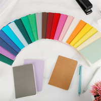 Cuadernos pequeños de bolsillo coloridos, tamaño A6, con rayas, para la universidad, con cubierta de papel, para niñas, para dibujar y escribir.
