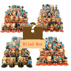 Boîte aveugle 5-11CM Dragon <span class=keywords><strong>Son</strong></span> Goku <span class=keywords><strong>Gohan</strong></span> Vegeta DBZ <span class=keywords><strong>Super</strong></span> <span class=keywords><strong>Saiyan</strong></span> Cartoon Blind Box Anime PVC Figure Toy Set Trendy Play - Product Image 1