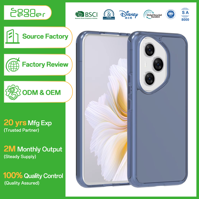 Anti-Yellow Magnetic Shockproof TPU+PC Slim Protective Mobile Phone Case for HONO 400 Pro