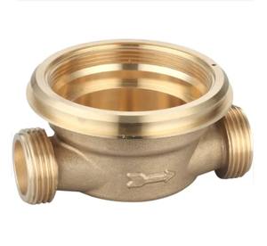 Индивидуальная гарантия качества, латунные детали горячей штамповки, корпус водяного измерителя для трубопроводной системы