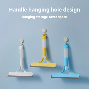 Nuovo Raschietto per Vetri Auto, Spugna Tergicristallo per <span class=keywords><strong>Doccia</strong></span> e Finestre, Spatola con Bottiglia Spray, Detergente per Specchi da Bagno, Manico in Plastica Ecologico - Product Image 5