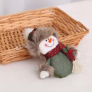 เครื่องประดับต้นคริสต์มาสรูปตุ๊กตาหิมะและซานต้า oemtailor 20ซม. - Product Image 6