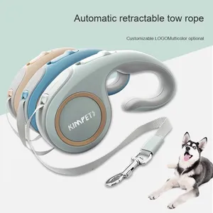 Fábrica <span class=keywords><strong>OEM</strong></span> contrato perro mascota Correa automática ajustable retráctil 5M extensión de nailon duradero para cachorro corriendo - Product Image 3