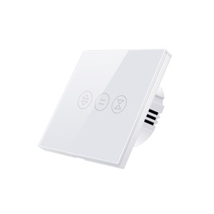 Interruptor de cortina <span class=keywords><strong>WiFi</strong></span> inteligente, aplicación de Control remoto, interruptor ciego de vidrio templado, interruptor de persiana enrollable táctil inteligente con Control de voz - Product Image 3