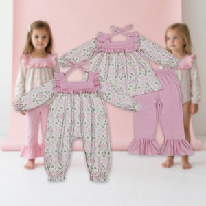 Conjuntos de Pijamas para Niñas, Ropa de Dormir de Manga Larga para Bebés, Pijamas Navideños - Product Image 2