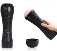 Jouets vibrants masturbateurs, design bouche et vagin doux, godet de masturbation pour pénis masculin, pour garçons et hommes.