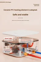 Couverture chauffante électrique en polyester lavable à température contrôlée pour la maison, les pique-niques et l'avion