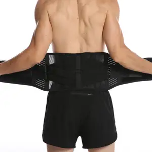 Suporte Lombar Médico 6 Permance Respirável Anti-skid Cintura Suporte Lombar Back Brace Melhor Venda Personalizado para Homens Mulheres