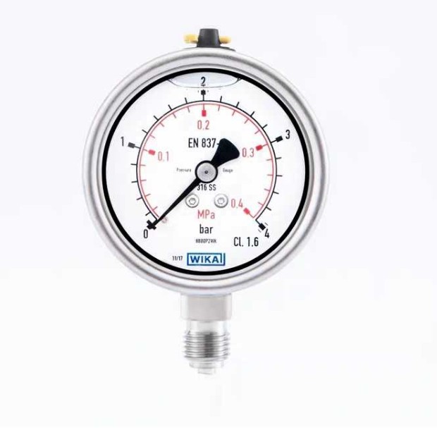 Stainless steel manometer  pressure gauge EN837-1