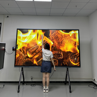 Écran Tactile Interactif 4K Intelligent de 98, 100, 110 Pouces pour Enseignement Scolaire